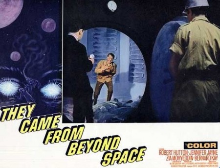 They Came From Beyond Space lobby card 2