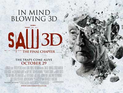 Saw 3D movie poster