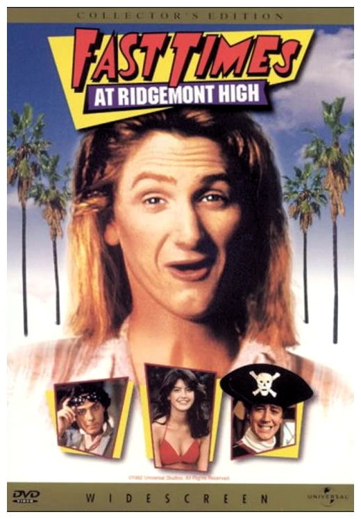 Fast Times At Ridgemont High Movie Poster – 11x17 Reproduction Featuring Jeff Spicoli (1982 Film)