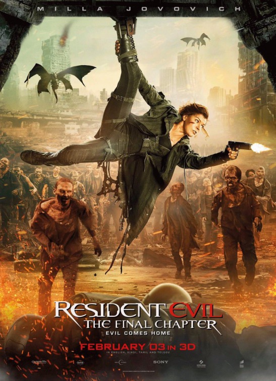 Resident Evil: The Final Chapter' Trailer Released