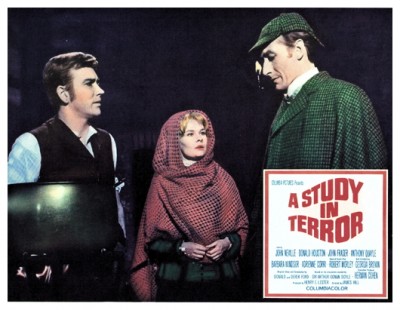 Study In Terror lobby card 1