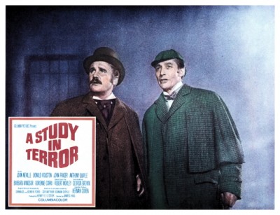 Study In Terror lobby card 3