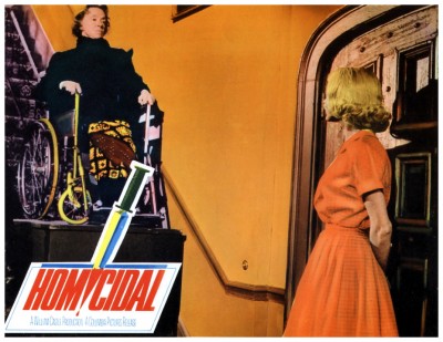 Homicidal lobby card 1