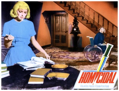 Homicidal lobby card 3