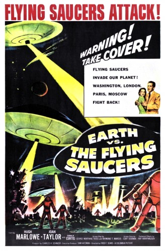 Earth Vs Flying Saucers poster