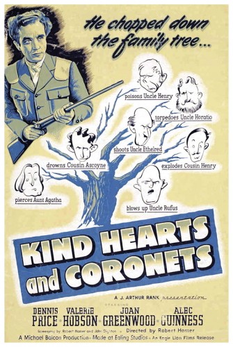 Kind Hearts And Coronets poster