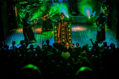 Swedish heavy metal band Ghost performing live in Utrecht.