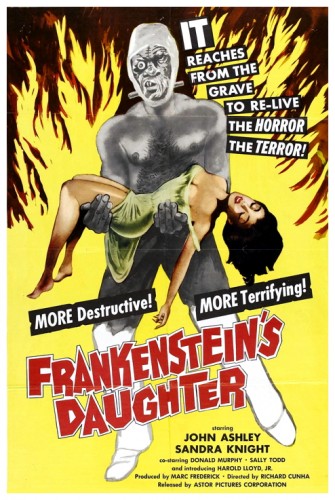 Frankensteins Daughter poster 1