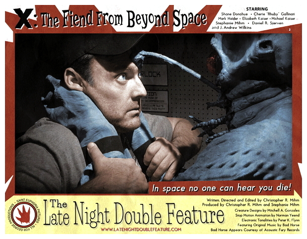 Late Night Double Feature lobby card 2