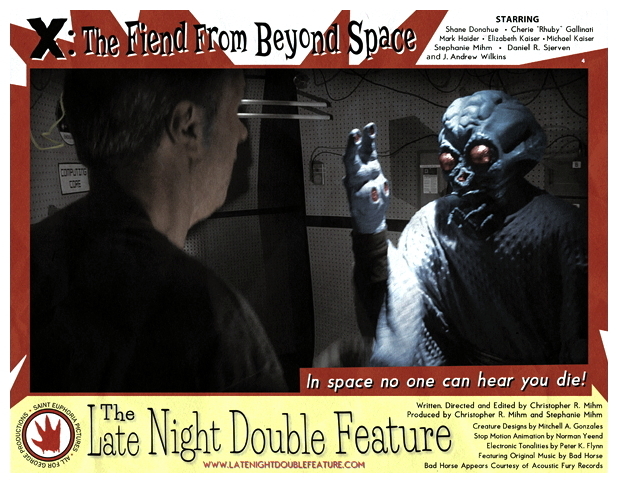 Late Night Double Feature lobby card 4