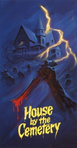 HOUSE BY THE CEMETERY Movie Poster Horror Gore Lucio Fulci  