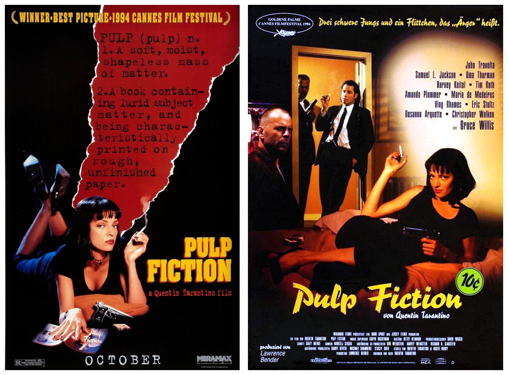 Pulp Fiction posters
