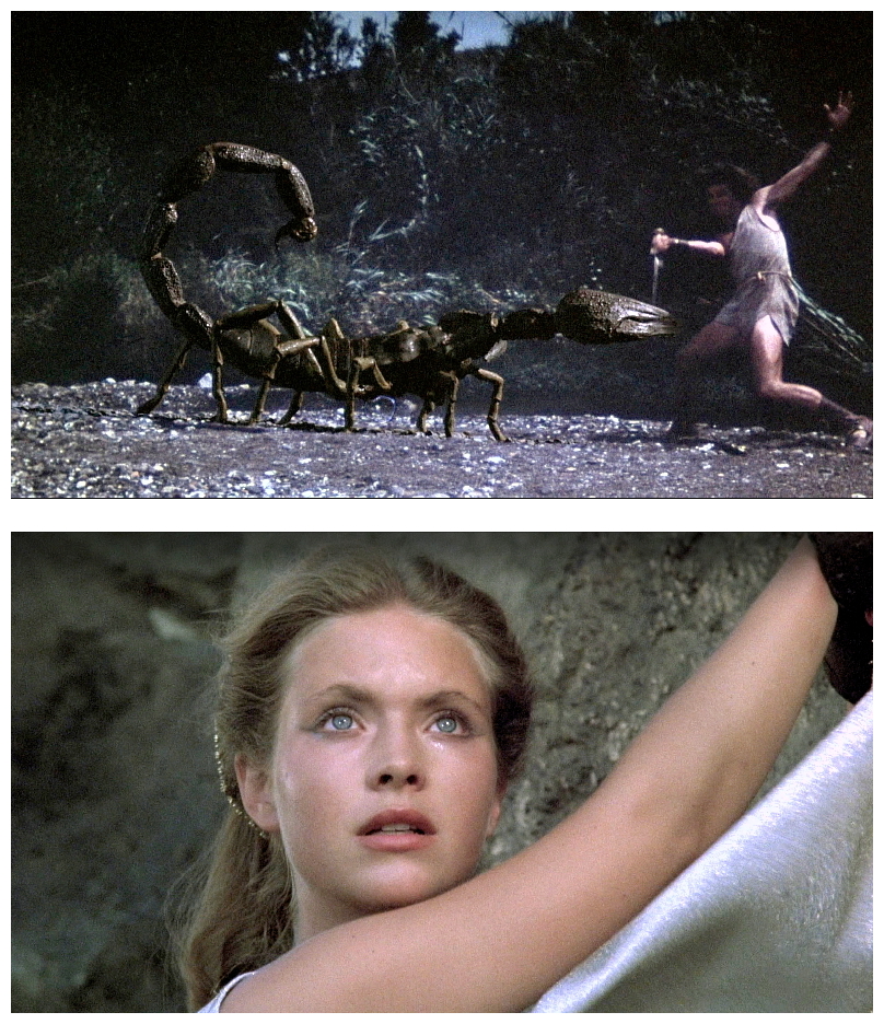 Dioskilos attacks Perseus and his men in Clash of the Titans (1981