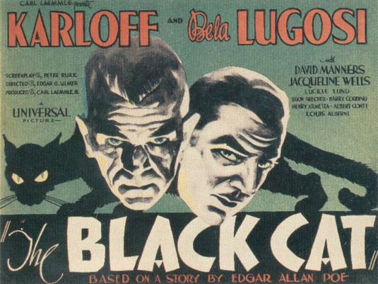 Boris Karloff vs. Bela Lugosi - The Black Cat film