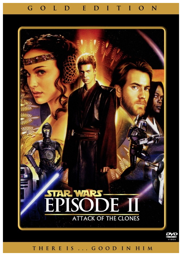 star wars ii attack of the clones dvd full screen