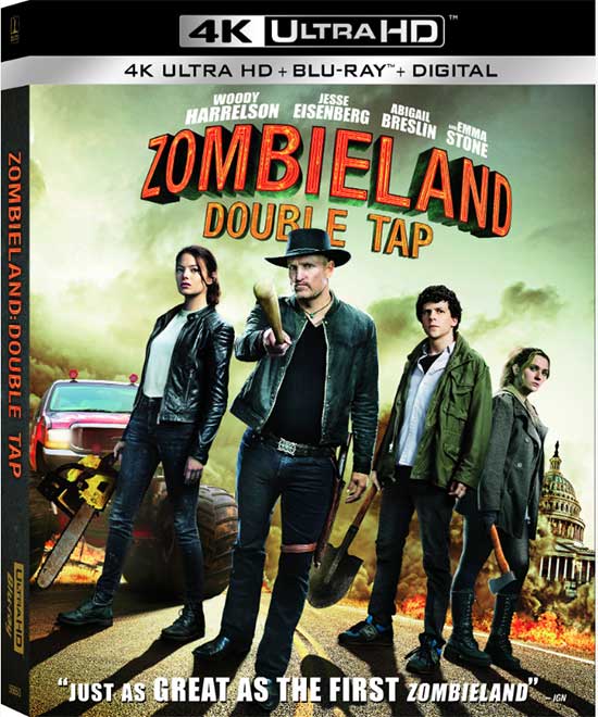 ZOMBIELAND DOUBLE TAP0BLURAY 