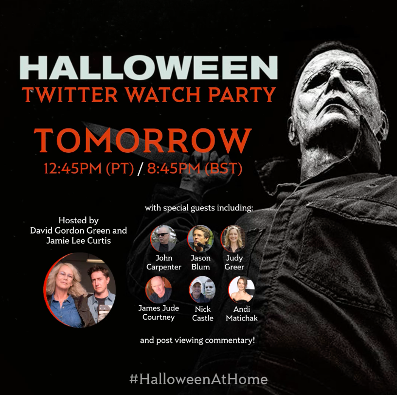 Halloween Watch Party on Twitter / Saturday, May 16th  1245pm PT / 3