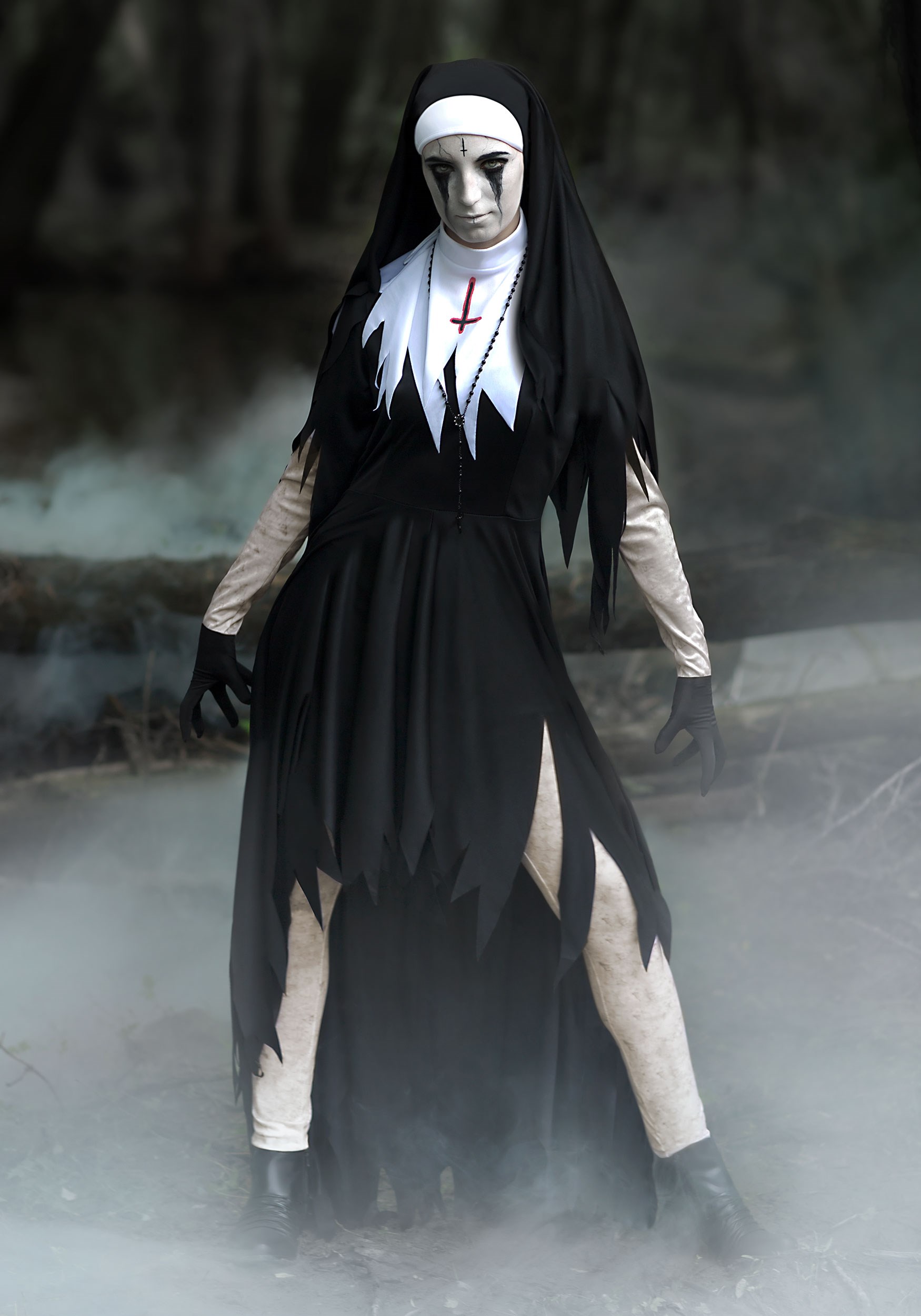 3. Dreadful Nun Costume Sister Mary Catherine was once a dutiful nun who se...