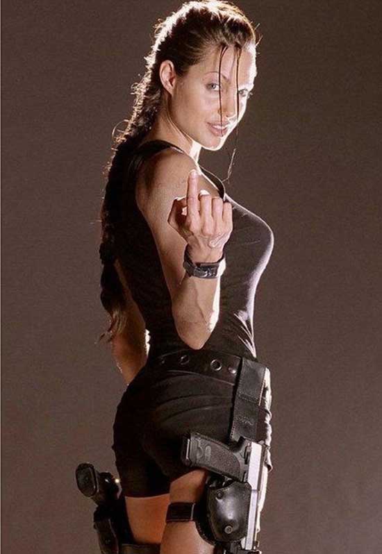 Jolie croft angelina sexy lara Angelina Jolie