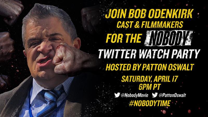 Join HNN at Twitter Watch Party for NOBODY 6pm PT 9pm ET