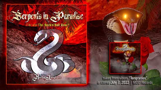 Serpents in Paradise: Release Single and Lyric Video From Upcoming Album!