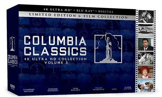 Columbia Classics 4K Ultra HD Collection Volume 3 Available on 10/25
