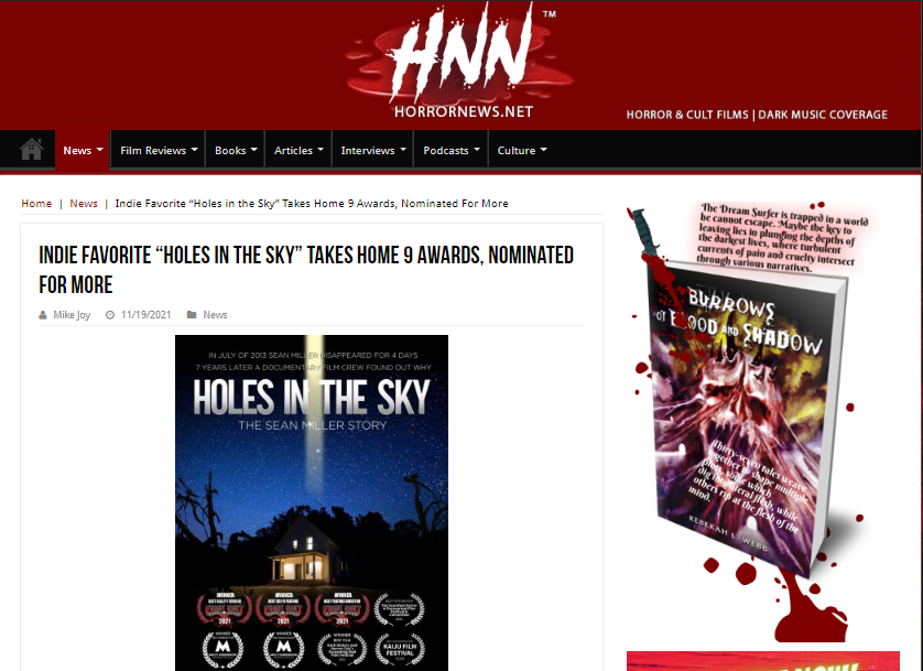 Marketing Journey Holes In The Sky The Sean Miller Story HNN