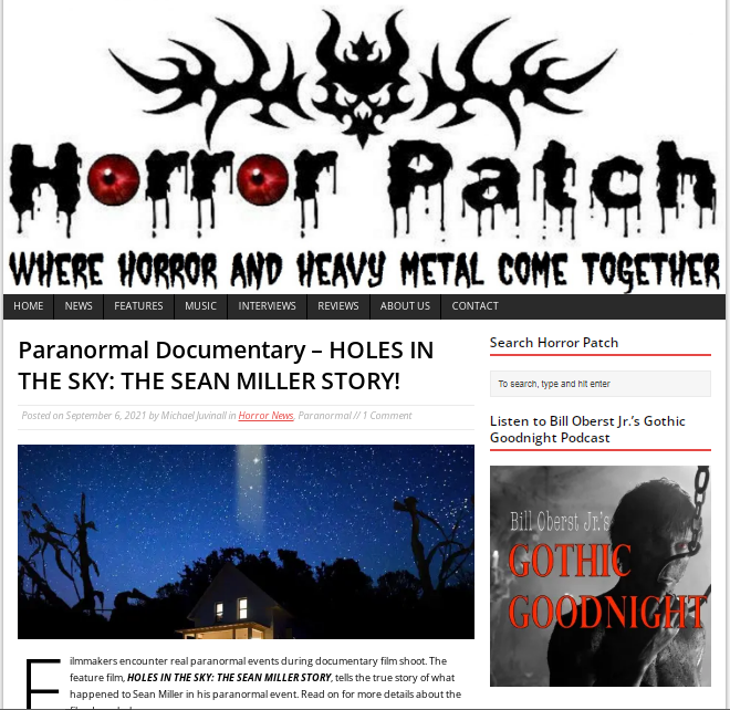 Marketing Journey Holes In The Sky The Sean Miller Story HNN