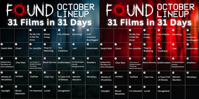 FOUND TV’s October 1st Launch and 31-Days of Releases – Excitement is Building