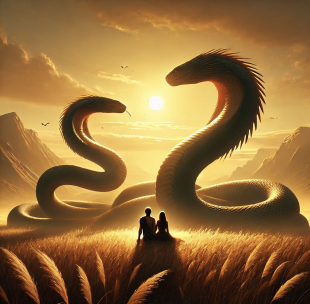 The Greek legend of Cadmus being brought to life in “The Prince, The Sister, and The Serpent”