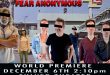 Fear Anonymous World Premiere December 6th at Culver Theater