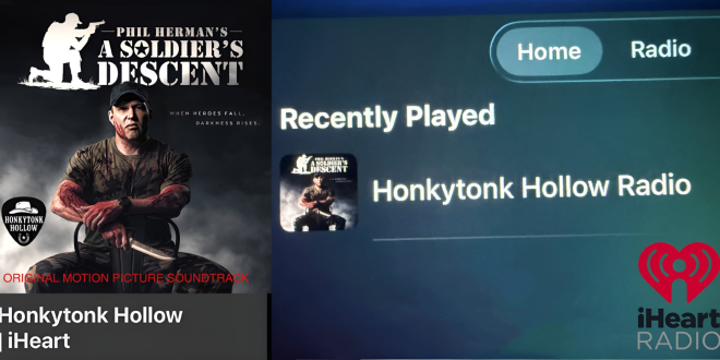 Honkytonk Hollow Radio Launches on iHeart Radio — Featuring the A Soldier’s Descent Soundtrack Blending the Grit of Country & Heart of Horror