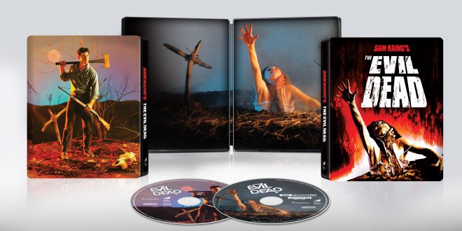 CELEBRATE THE 45TH ANNIVERSARY OF THE ORIGINAL  GRUELING HORROR MASTERPIECE, THE EVIL DEAD, ON 4K ULTRA HD DISC JULY 7TH