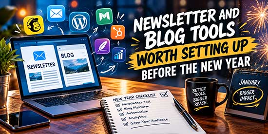 Newsletter and Blog Tools Worth Setting Up Before the New Year