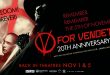 V for Vendetta 20th Anniversary, Returning to Theatres Nationwide November 1 & 5