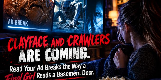 Clayface and Crawlers Are Coming. Read Your Ad Breaks the Way a Final Girl Reads a Basement Door