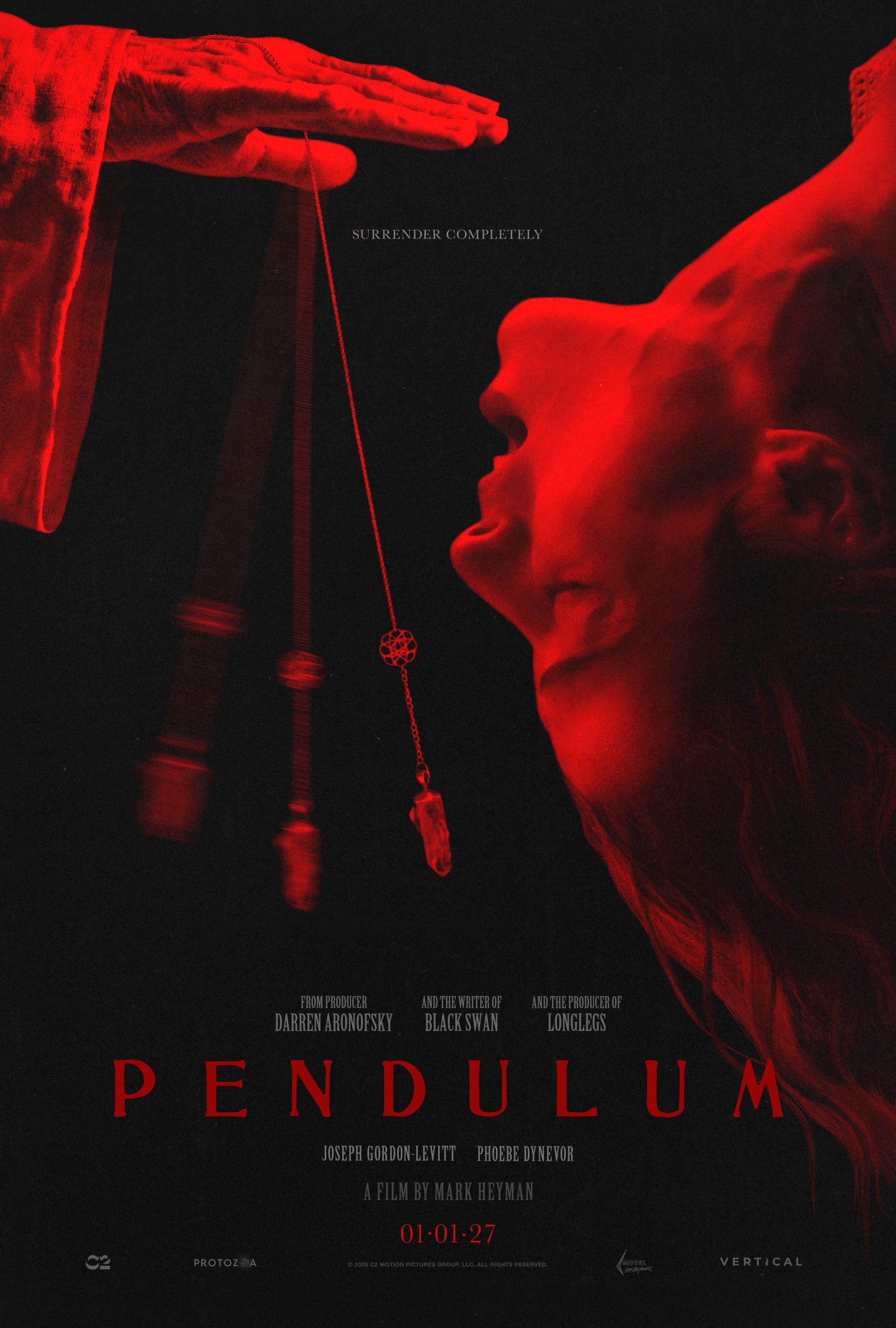 PENDULUM starring Joseph Gordon-Levit | New Poster & Teaser Trailer
