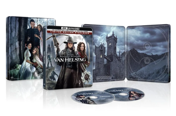 ADVENTURE LIVES FOREVER: UNIVERSAL PICTURES HOME ENTERTAINMENT RELEASES GOTHIC ACTION-HORROR CULT CLASSIC ‘VAN HELSING’ IN A LIMITED EDITION 4K ULTRA HD STEELBOOK